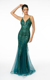 1 of 6 Elizabeth K GL2939 Dress Green