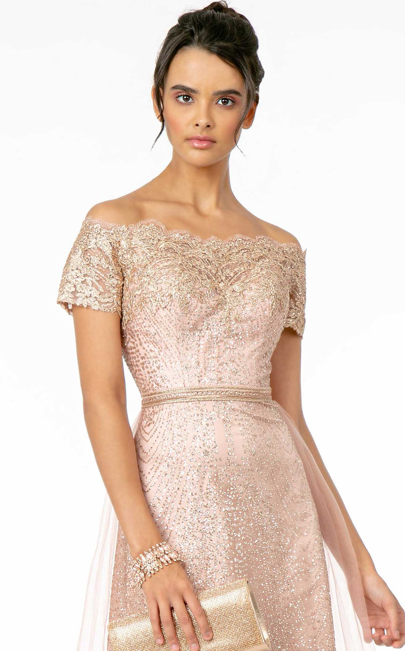 Elizabeth K GL2942 Dress Rose-Gold