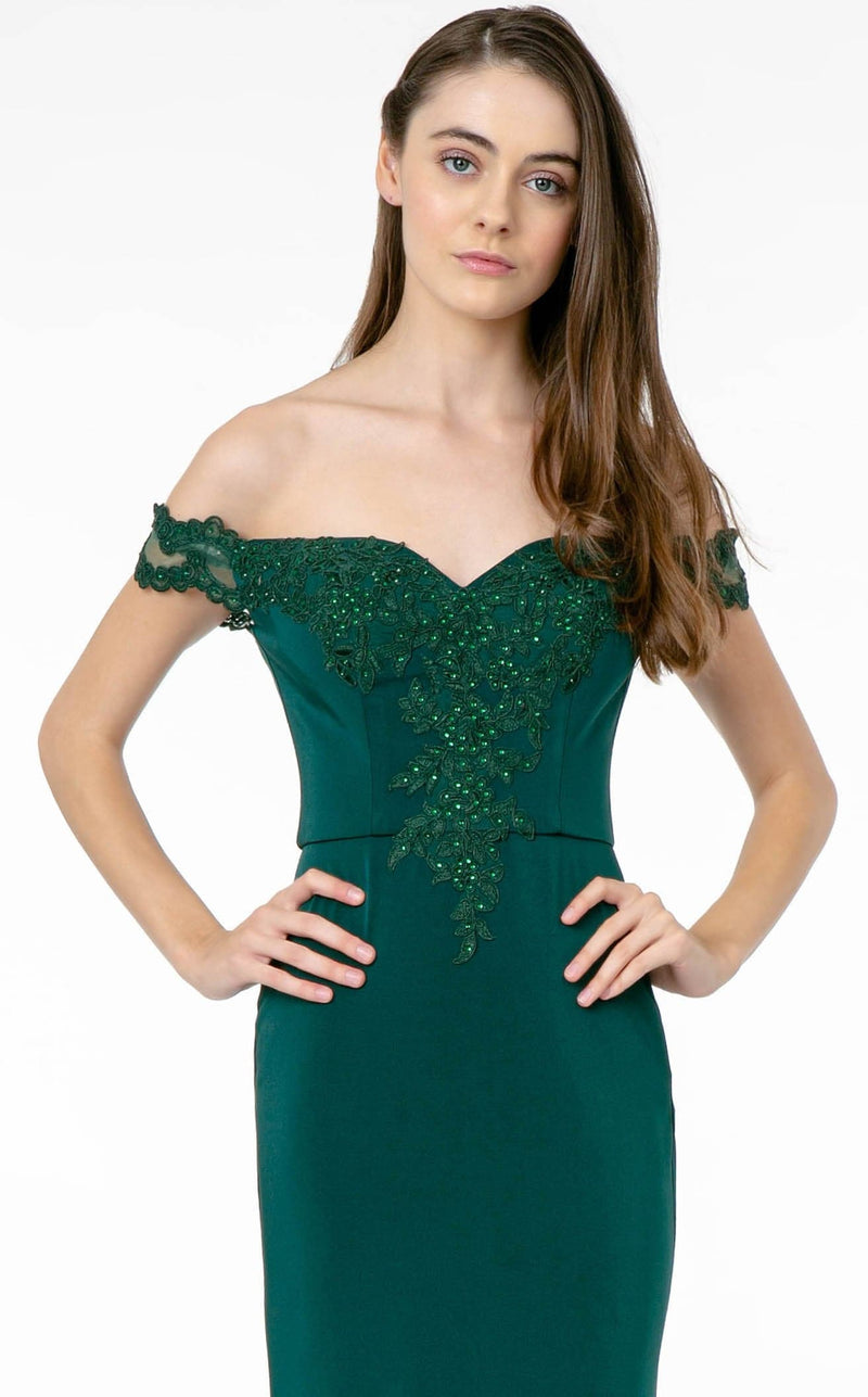 Elizabeth K GL2958 Dress Teal