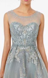 3 of 4 GLS by Gloria GL2980 Dress Grey-Blue