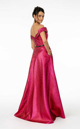 6 of 14 Elizabeth K GL2982 Dress Burgundy