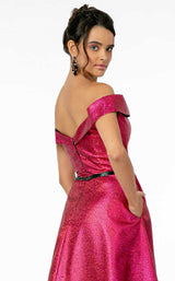 13 of 14 Elizabeth K GL2982 Dress Burgundy