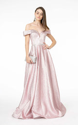 3 of 14 Elizabeth K GL2982 Dress Dark-Rose
