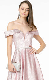 10 of 14 Elizabeth K GL2982 Dress Dark-Rose