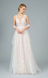 1 of 4 GLS by Gloria GL2994 Dress Ivory