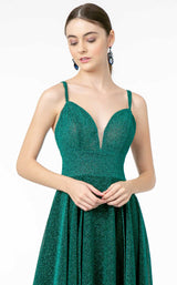 6 of 8 Elizabeth K GL2997 Dress Emerald-Green