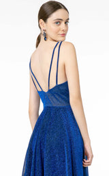 8 of 8 Elizabeth K GL2997 Dress Royal-Blue