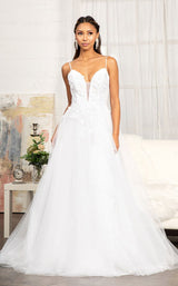 1 of 4 GLS by Gloria GL3013 Dress White