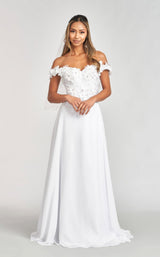 Elizabeth K GL3018 Dress White
