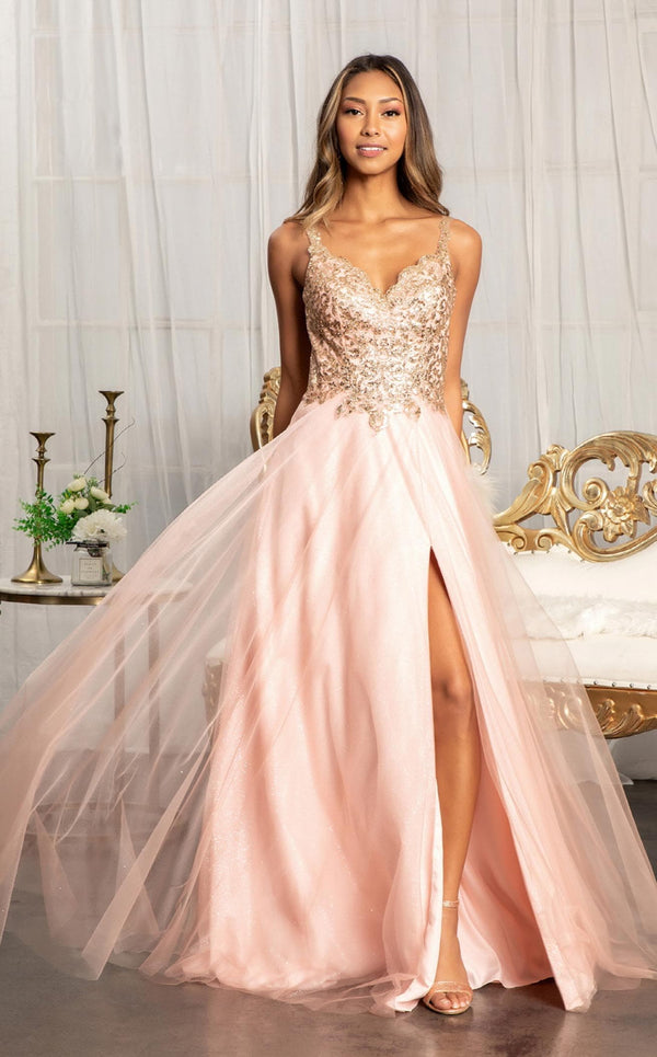 Elizabeth K GL3020 Dress Rose-Gold