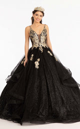 1 of 9 Elizabeth K GL3021 Dress Black