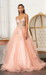 2 of 9 Elizabeth K GL3021 Dress Rose-Gold