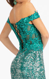 10 of 12 GLS by Gloria GL3024 Dress Green