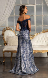 5 of 12 GLS by Gloria GL3024 Dress Navy