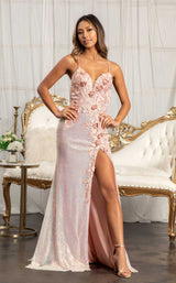 Elizabeth K GL3025 Dress Rose-Gold