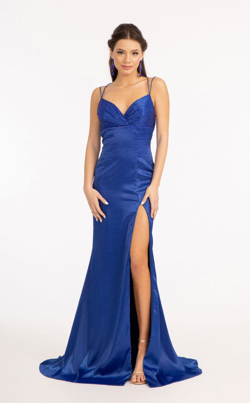 Elizabeth K GL3038 Dress Royal-Blue