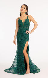 1 of 6 GLS by Gloria GL3042 Dress Green