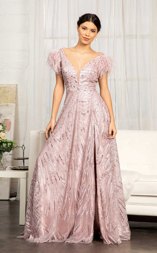 Elizabeth K GL3046 Dress Mauve