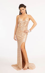 Elizabeth K GL3049 Dress Rose-Gold