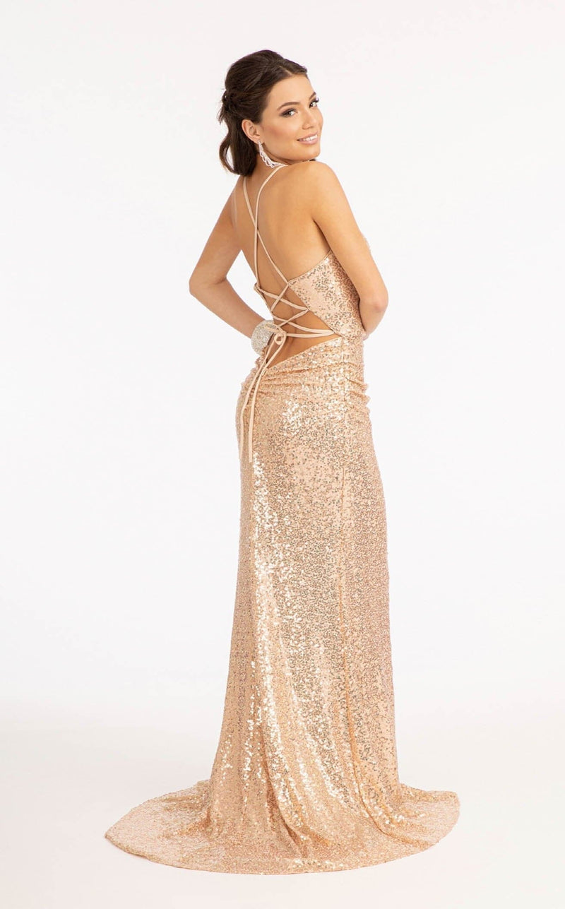 Elizabeth K GL3049 Dress Rose-Gold