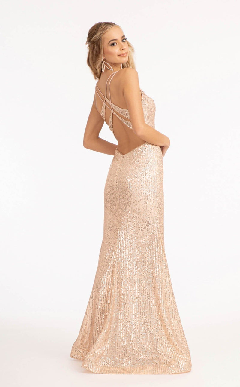 Elizabeth K GL3050 Dress Rose-Gold