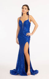 Elizabeth K GL3050 Dress Royal-Blue