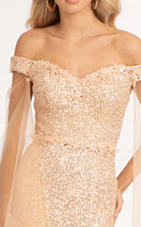 Elizabeth K GL3054 Dress Rose-Gold