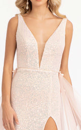 8 of 12 Elizabeth K GL3057 Dress Blush