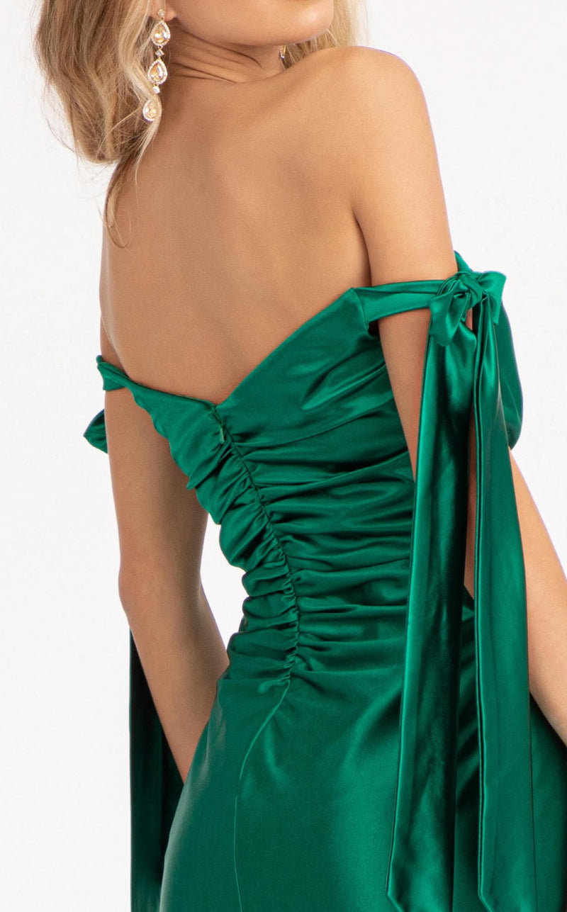Elizabeth K GL3059 Dress Emerald-Green