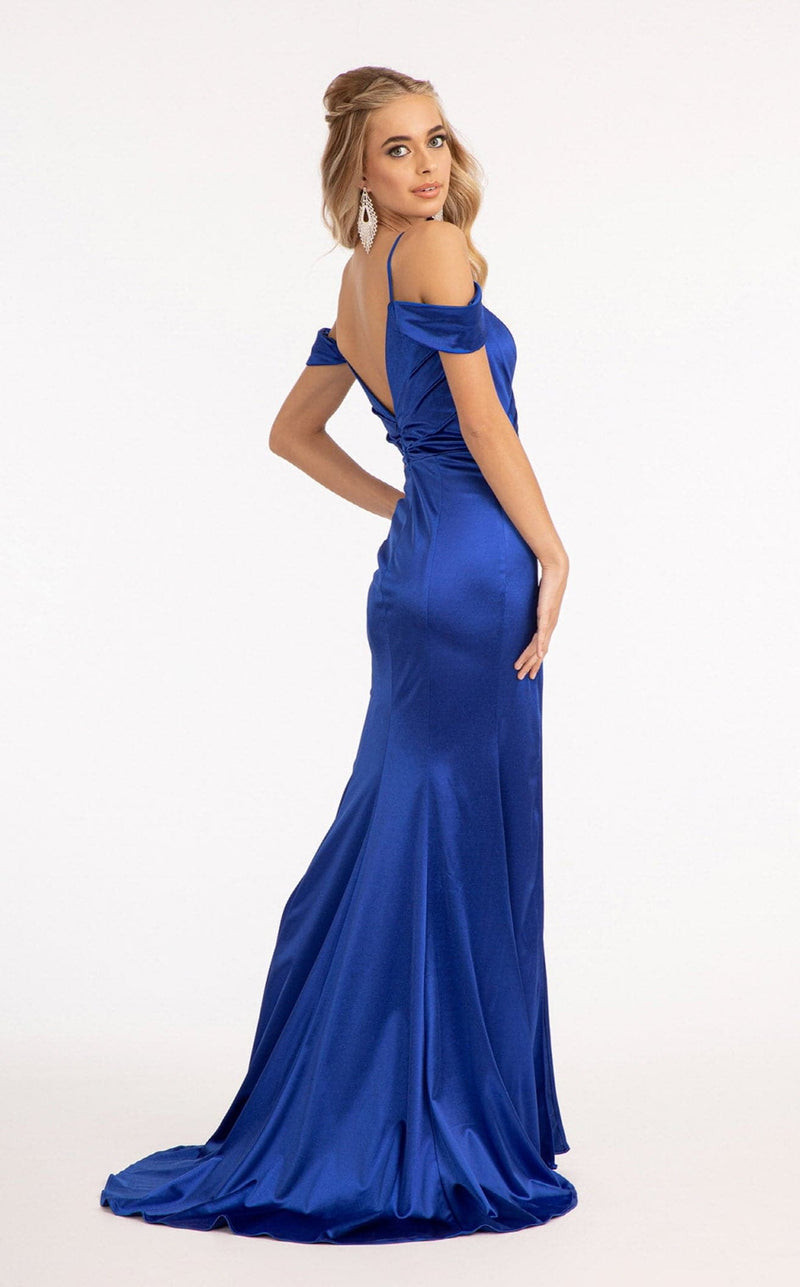 Elizabeth K GL3060 Dress Royal-Blue