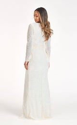 7 of 20 Elizabeth K GL3063 Dress Champagne