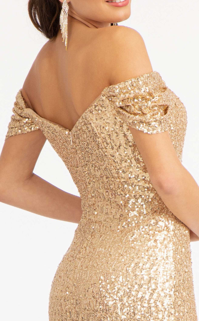 Elizabeth K GL3064 Dress Light-Gold