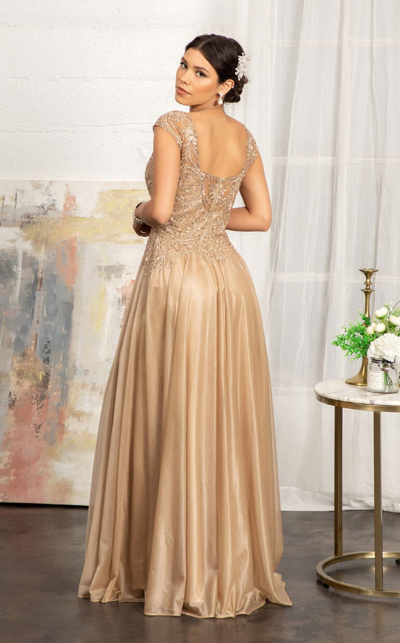 Elizabeth K GL3068 Dress Gold