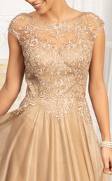 Elizabeth K GL3068 Dress Gold