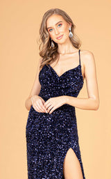 14 of 20 Elizabeth K GL3081 Dress Navy