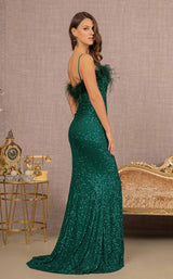 Elizabeth K GL3113 Dress Emerald-Green