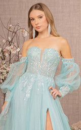 4 of 9 GLS by Gloria GL3118 Dress Baby-Blue