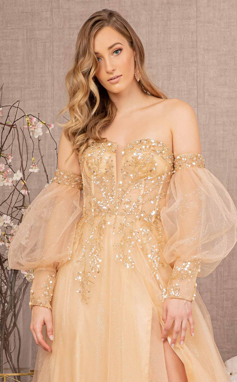 GLS by Gloria GL3118 Dress Light-Gold