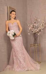 GLS by Gloria GL3121 Dress Dark-Rose