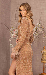 Elizabeth K GL3122 Dress Gold