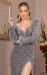 Elizabeth K GL3122 Dress Silver