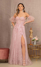 1 of 10 GLS by Gloria GL3126 Dress Dark-Rose