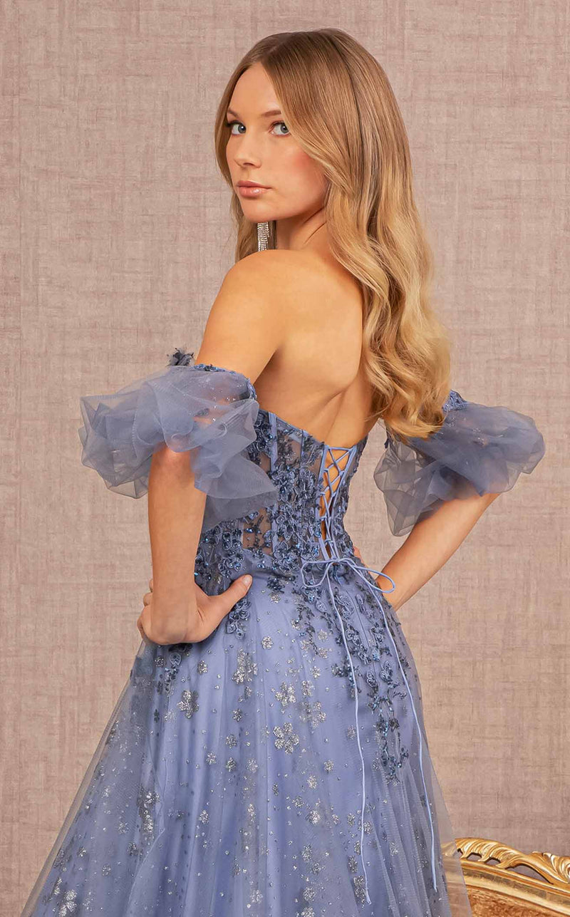 GLS by Gloria GL3126 Dress Smoky-Blue