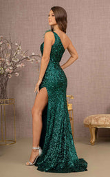 9 of 9 Elizabeth K GL3129 Dress Hunter-Green