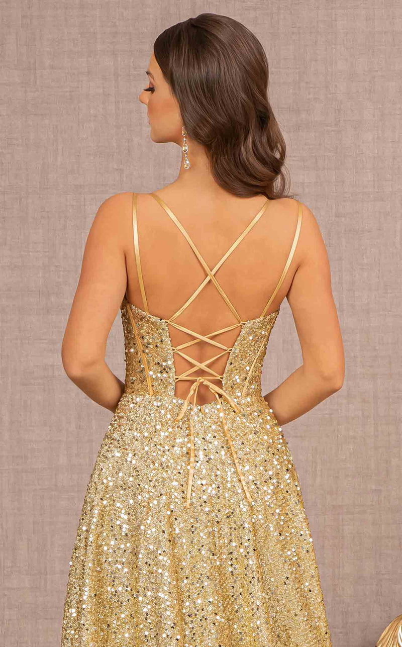 Elizabeth K GL3132 Dress Gold