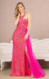 Elizabeth K GL3133 Dress Fuchsia