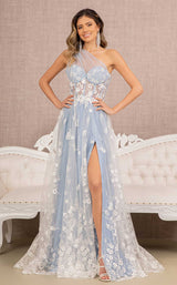 2 of 10 GLS by Gloria GL3134 Dress Smoky-Blue