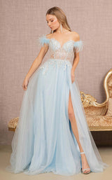 GLS by Gloria GL3135 Dress Baby-Blue