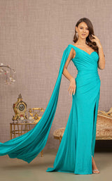 11 of 14 Elizabeth K GL3136 Dress Lake-Blue