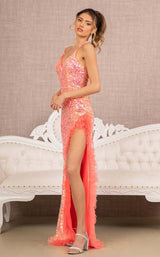 2 of 8 Elizabeth K GL3143 Dress Coral